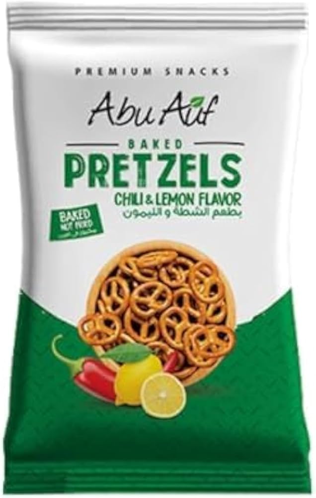 Abu Auf Pretzels with Lemon and Chili Flavor (30g)