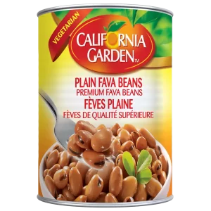 California Garden Fava Beans Plain فول مدمس سادة