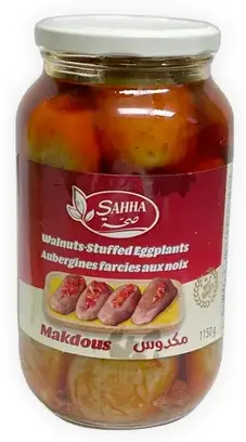 Walnuts Stuffed Eggplants Makdous مكدوس